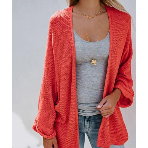 Cardigans Women 2020 Irregular Solid Cardigan Open Front Loose Aztec Sweaters Jumper Outwear Jackets Coat Tops