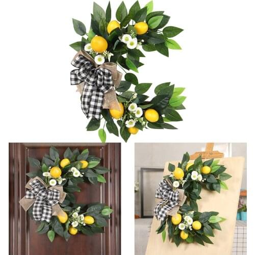 Creative Lemon Flower Hanging Decor Floral Swag Decorations Photograph Props