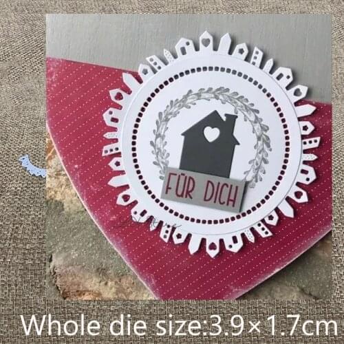 XLDesign Craft Metal Cutting Die cut dies house strip decoration scrapbook Album Paper Card Craft Embossing die cuts