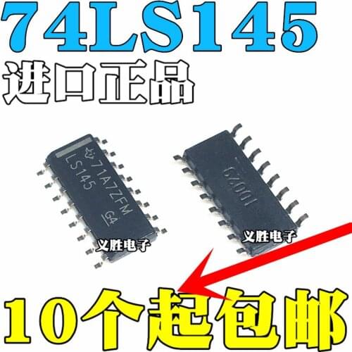 New and original SN74LS145DR LS145 SOP16 Decimal decoder BCD SOIC - 16 logic chip to decimal decoder 3.9 MM spot