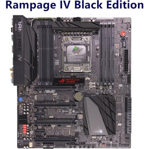 Original Motherboard for ASUS Rampage IV Black Edition DDR3 LGA 2011 64GB USB2.0 USB3.0 X79 Desktop Mainboard