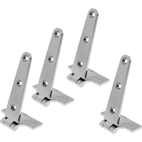4Pcs Boat Marine Caravan Flush Door Hatch Compartment Hinges Stainless Steel