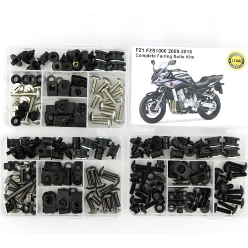 Fit For Yamaha FZ1 FZS1000 Fazer 2008-2016 Complete Full Fairing Kit Cowling Bolts Kit Side Covering Bolt