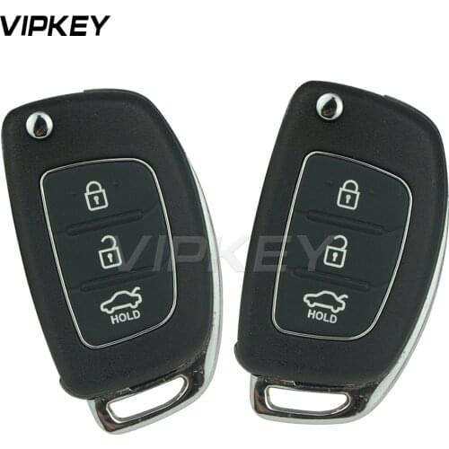 Remotekey 2pcs 3 Button TOY49 blade for Hyundai I20 I30 Elantra Genesis 2012 2013 2014 Flip Smart Remote Car Key Shell