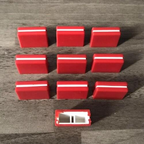 10PCS REPLACEMENT FOR FADER CROSSFADER KNOB DJM800 DJM700 DAC2371 red color