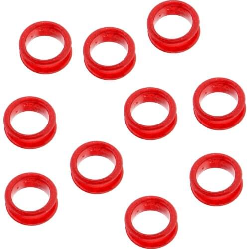 2.2 Cm 50Piece Barber Hair Shears Scissors Rubber Finger Rings Grips Inserts