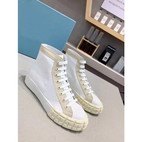 2021 canvas shoes womens shoes high top color fashion shoes Korean flat bottomed outdoor round head mountaineering shoes
