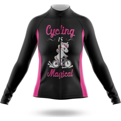 2021 Magical Cycling Jersey Long Sleeve Clothing Race Road Bike Shirts Bicycle Tops MTB Uniform Maillot