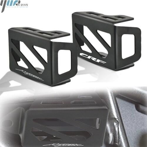 Aluminum Motorcycle Parts Front Brake Ressrvoir Cover Accessories For HONDA CRF1000L AfricaTwin CRF 1000 L Africa Twin 2016 2017