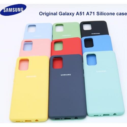 Samsung Galaxy A51 Case Cover Ultra-thin Liquid TPU Silicone Phone Case For Samsung Galaxy A71 SM A515F A717F A 51 71 Cover