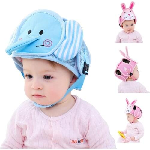 Baby Helmet Safety Cartoon Pattern Protective Helmet for Baby Infant Protection Hats Children cap Infant Toddler Cap