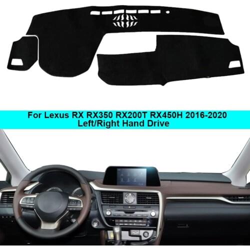 For Lexus RX RX350 RX200T RX450H 2016 2017 2018 2019 2020 Car Inner Dashboard Cover Center Console Protector Carpet Dashmat