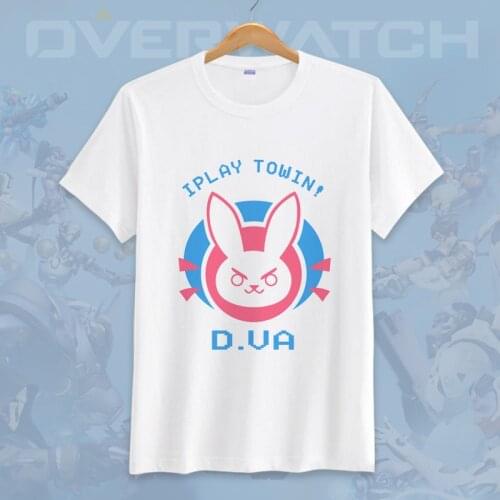 Anime Game Overwatches 3D Printed T-shirt OW D.VA/Tracer/76/Angel all Heros Cosplay t-shirt Summer Tops Tee Casual Short Sleeves