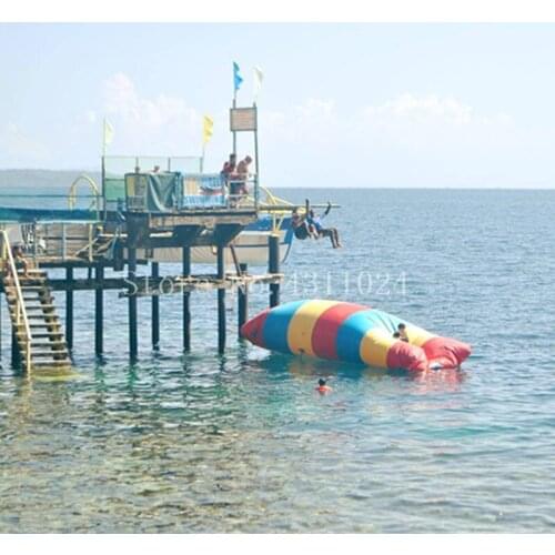 HIBADOU 7x2m Inflatable Water Blob Jumping Pillow Water Blob Jumping Air Bag Inflatable Trampoline For Sale