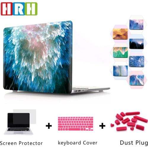 HRH Dazzle RainbowHard Plastic Case Laptop Body PC Shell for Mac Air Pro Retina 13"15Touch Bar A2141 A2159 A1706 A2289 A2251