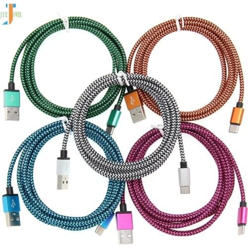 Micro USB Cable for IPhone X Samsung Android Mobile Phone Fast Charging USB Type C Cable Snake Weave Charger Wire Cord 50pcs/lot