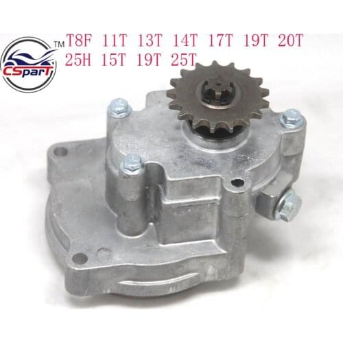 11 13 14 15 17 19 20 25 Tooth 25H T8F Transmission Gear box For 33cc 43cc 49cc 52cc Ty Rod II Go Kart Quad Scooter XTreme