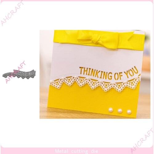 English words Lace Metal Cutting Dies for DIY Scrapbooking Photo Album Decorative Embossing Paper Card Crafts Die 2021