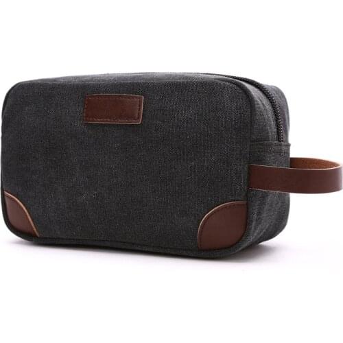 Mens Travel Toiletry Organizer Bag Canvas Shaving Dopp Kit Make Up Cosmetic Bag Trousse De Toilette Neceser Mujer