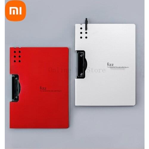New Xiaomi Fizz Horizontal A4 Folder Matte Texture Portable Pad Portable Pen Tray Thicken Briefcase School Office Folder