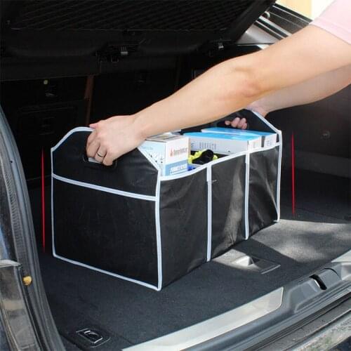 Car Organizer Trunk Folding Collapsible Storage Bag Box Car Stowing Tidying Interior Parts Car trunk storage box