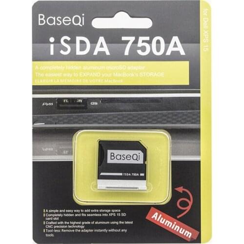 Original BaseQi Aluminum Memory Card Reader750A For Dell XPS 15" 9550 Increase Storage