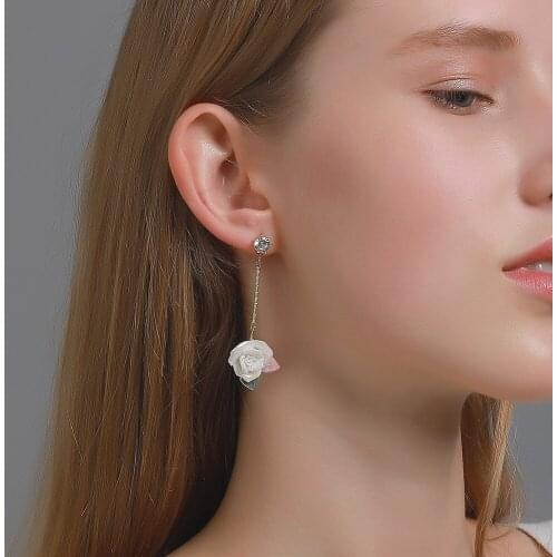 Earrings for Women 2020 New Fashion Drop Earrings Flower Dangle Earrings oorbellen Christams Jewlery