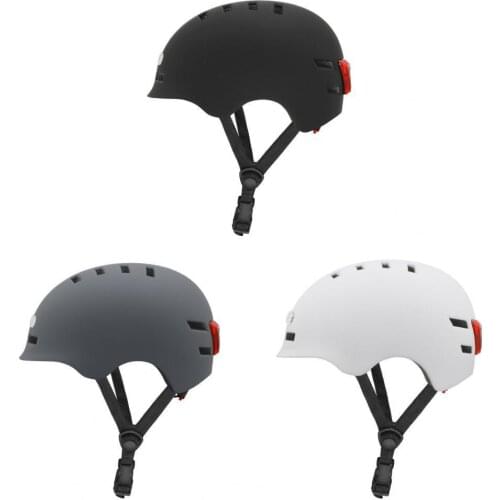 Motorcycle LED Night Riding Helmet Sports Riding Helmet Integrally-molded Leisure Hat with Front Rear Lights light decoration