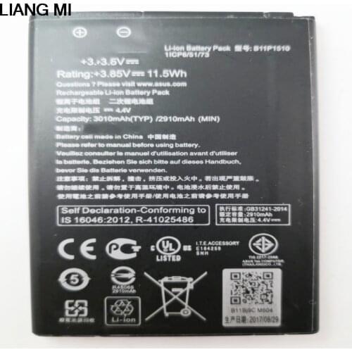 3010mAh B11P1510 / C11P1510 Replacement Li-ion Battery For ASUS ZenFone Go TV ZB551KL X013DB with phone holder