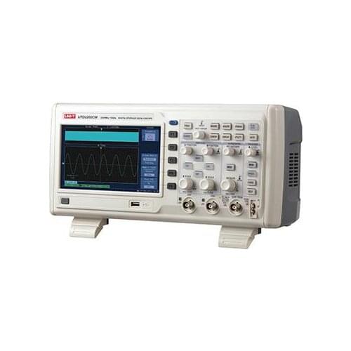 UNI-T UTD2202CM Digital 2 channels,1GS/s sample rate, 200MHz bandwidth,16Mpts maximum memory depth