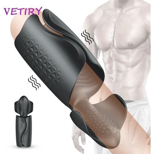 Vibrator Sex Toys for Men Penis Trainer Male Masturbator Delay Ejaculation Stimulate Glans Vibrating Massager Pussy 10 Speed