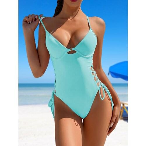 Ladies One-piece Sexy Swimsuit Bikiniwith Adjustable StrapsMade Of Nylonsoft And Comfortablehigh Quality Super Cute