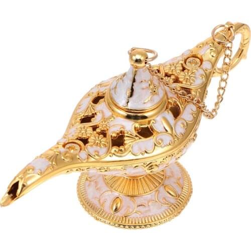 1Pc Simulated Aladdin Charming Lamp Decorative Handicraft Household Adornment Imitation Crafts Decorative Crafts Aladdin Lamp