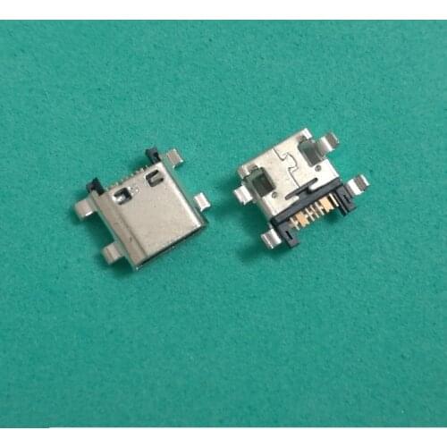 100pcs New Micro USB 7pin Connector Port Charging port tail plug For Samsung I8262 J5 Prime On5 G5700 J7 Prime G6100 G530 G532
