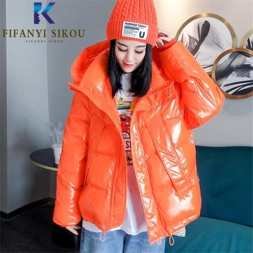 2020 Women Winter Jacket Fashion Hooded Parkas High quality Cotton Padded Female Coat Plus size Jacket Parka Thick Warm Overcoat