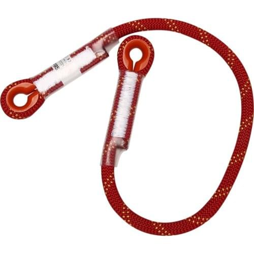 60cm Rock Climbing Sling Rope 10.5mm Prusik Sewn Eye-To-Eye Pre-Sewn Cord Loop for Outdoor Climbing Arborist Rescue