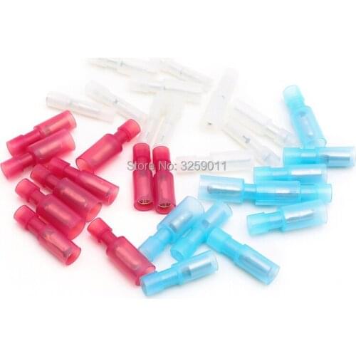 600PCS Suyep Butt Connector Crimp Terminal Male Female Full-Insulating Nylon Joint Assortment Kit Fitted 24-18/22-16/16-14 AWG