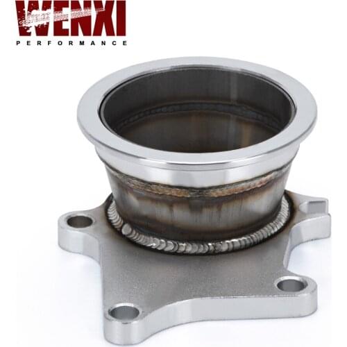 Stainless Steel Adapter for T3/T4 Turbo 5 Bolt to 3" V-Band Flange Turbo Adaptor Flange WX4825