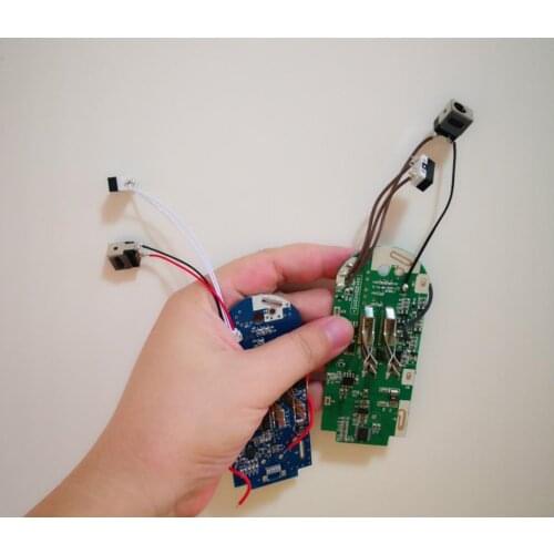 Charging socket and switch accessories installed for Dyson v6 V8 pcb vacuum cleaner li-ion Battery PCB