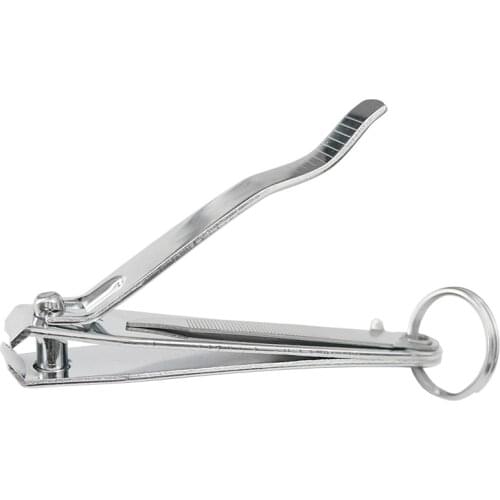 Car Keychain Key Ring Pendant Stainless Steel Nail Cutter Nail Clipper with Nail File Trimmer Scissor Manicure Pedicure Tool