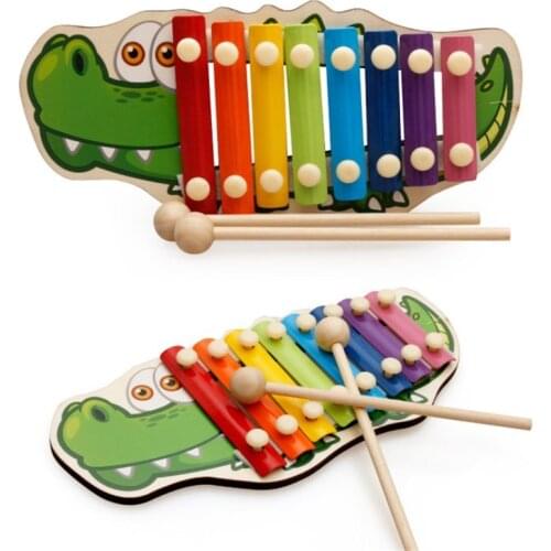 Baby Kid Musical Toys Rainbow Wooden Xylophone Instrument for Children Early Wisdom Development Education Toys For Kids Gifts