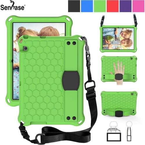 For Huawei MediaPad T3 10 9.6 inch AGS-W09 AGS-L09 Case EVA Kids Safe Foam Shockproof Shoulder Hand Strap Stand Tablet Cover