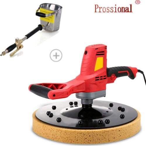 Electric Concrete Epoxy Cement Mortar Trowel Masons Wall Smoothing Polishing Machine Plastering Bucket Trowel Tool 220V