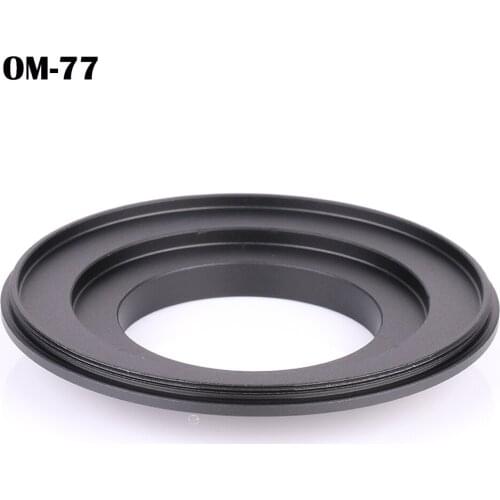 OM-77mm Macro Reverse lens Adapter Ring for Olympus DSLR OM Mount