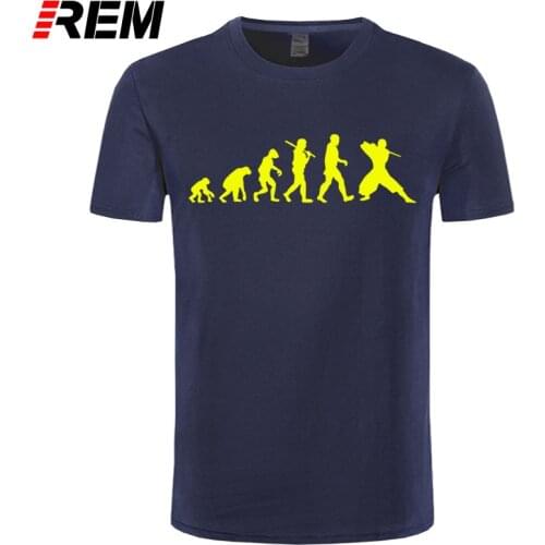 REM Summer Evolution Ninja T Shirt Men Cotton O-neck Short Sleeve New Design Ninja T-shirt Tops Tee