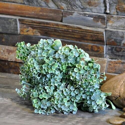 5 Branches Artificial Plant Plastic Spray green purple red fake green plant for home decoration