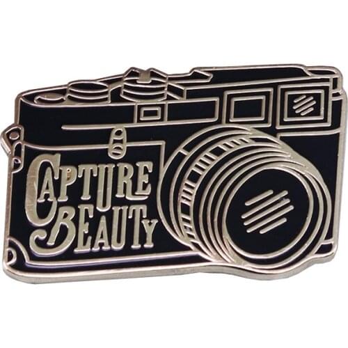 Creativity Digital Camera Cartoon Brooch Pins Enamel Metal Badges Lapel Pin Brooches Jackets Fashion Jewelry Accessories