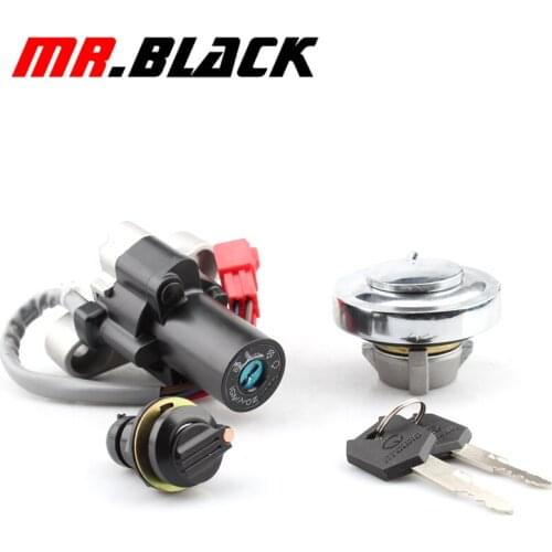 Motorcycle Ignition Switch Fuel Gas Cap Cover Seat Lock Key Set For Yamaha XVS1100 XVS650 XVS400 V-Star Drag Star Classic Custom