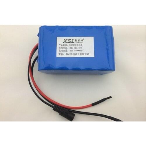 24V 4Ah 7s2p 18650 lithium battery 24V Electric bicycle moped / Electric / Li-ion battery