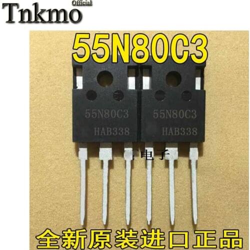 5PCS SPW55N80C3 TO-247 55N80C3 55N80 TO247 54.9A 800V Power MOSFET Transistor free delivery